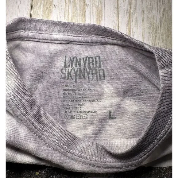 Lynyrd Skynyrd Tie-Dye Band Concert Tour T Shirt Size Large Classic Rock - Picture 4 of 5